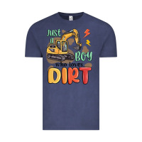 Vintage Denim just a boy who loves dirt Vintage Tee - MaliasSmallBusiness