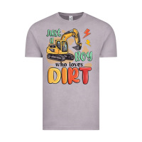 Vintage Zinc just a boy who loves dirt Vintage Tee - MaliasSmallBusiness