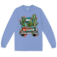 Colony Blue farm truck, Long Sleeve Tee - JahusDesignShop