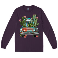Plum farm truck, Long Sleeve Tee - JahusDesignShop