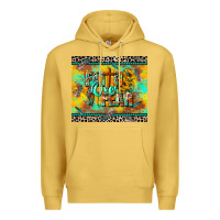 Antique Gold faith over fear Premium Hoodie - CowGirlArtShop