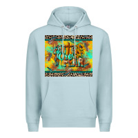 Blue Mist faith over fear Premium Hoodie - CowGirlArtShop