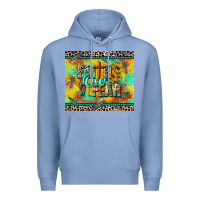 Colony Blue faith over fear Premium Hoodie - CowGirlArtShop