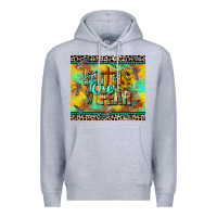 Heather Grey faith over fear Premium Hoodie - CowGirlArtShop