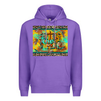 Purple faith over fear Premium Hoodie - CowGirlArtShop