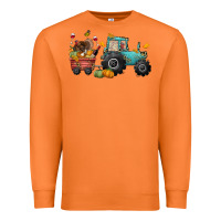 Carrot thanksgiving tractor Premium Sweatshirt - CowGirlArtShop