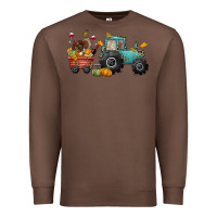 Chestnut thanksgiving tractor Premium Sweatshirt - CowGirlArtShop
