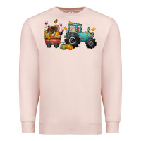 Thanksgiving Tractor Premium Sweatshirt | Teevron