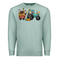 Seafoam thanksgiving tractor Premium Sweatshirt - CowGirlArtShop