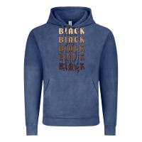 Vintage Denim black history Vintage Hoodie - MaliasSmallBusiness