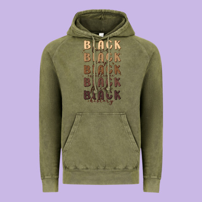 Black History Vintage Hoodie Designed By Maliassmallbusiness