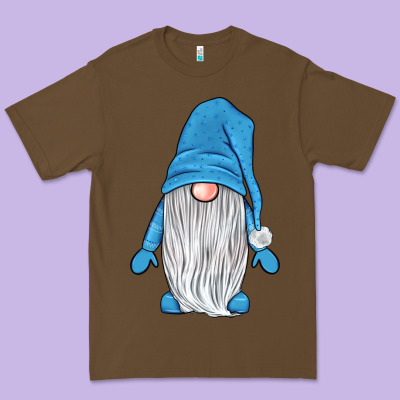 Winter Gnome Premium Tee Designed By Jahusdesignshop