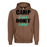 Chestnut Camp Hair Don't Care Black Zipper Hoodie - Bettercallsaul