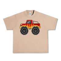 Burro monster truck with flames Urban Heavy Tee - MaliasSmallBusiness