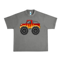 Tornado monster truck with flames Urban Heavy Tee - MaliasSmallBusiness