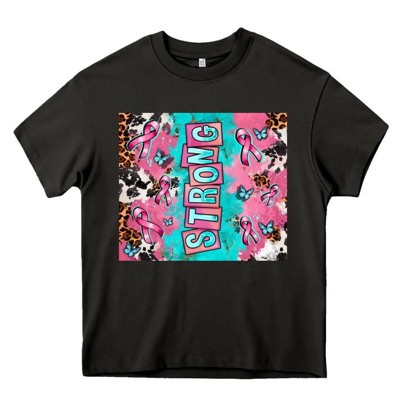 Breast Cancer Awareness Strong Heavy Core Tee by AdoDesignShop | Teevron