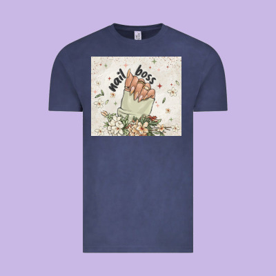 Nail Boss Vintage Tee Designed By Maliassmallbusiness