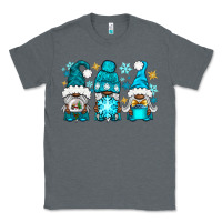 Charcoal Heather winter afro gnomies Classic Tee - NancyCooperArtShop