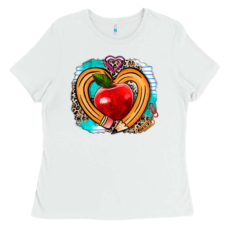 Teacher Heart Pen Ladies Tee by AdoDesignShop | Teevron