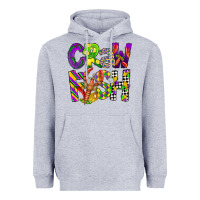 Heather Grey crawfish mardi gras Heavyweight Hoodie - CowGirlArtShop