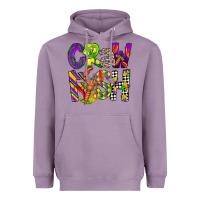 Lavender crawfish mardi gras Heavyweight Hoodie - CowGirlArtShop