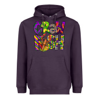 Plum crawfish mardi gras Heavyweight Hoodie - CowGirlArtShop
