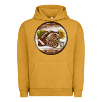 Pigment Peanut Butter american football round earrings Urban Hoodie - BundleAndBundleShop