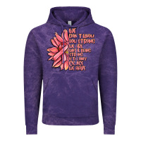 Cloud Purple pink sunflower and cancer ribbon breast cancer Vintage Hoodie - MaliasSmallBusiness