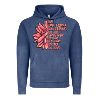 Pink Sunflower And Cancer Ribbon Breast Cancer Vintage Hoodie | Teevron