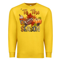 Lemon tis the season football Premium Sweatshirt - CowGirlArtShop