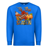 True Royal tis the season football Premium Sweatshirt - CowGirlArtShop