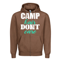 Chestnut Camp Hair Don't Care Black Zipper Hoodie - Bettercallsaul