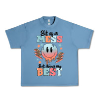 Pebble Blue bit of a mess but doing my best Urban Heavy Tee - MaliasSmallBusiness