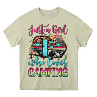 Mossy just a girl who loves camping Heavy Core Tee - JahusDesignShop