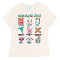 Bone nurse god says i am  nurse elements Ladies Tee - AdoDesignShop