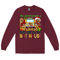 Burgundy the jolliest bunch of bus drivers Long Sleeve Tee - MaliasSmallBusiness