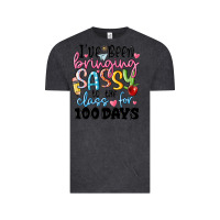 Vintage Black 100 days of school Vintage Tee - MaliasSmallBusiness