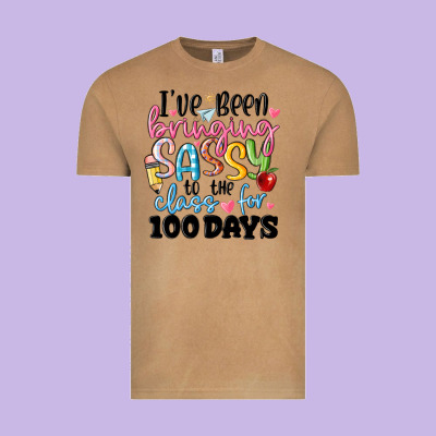 100 Days Of School Vintage Tee Designed By Maliassmallbusiness