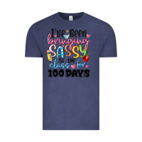 Vintage Denim 100 days of school Vintage Tee - MaliasSmallBusiness
