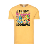 Vintage Mustard 100 days of school Vintage Tee - MaliasSmallBusiness