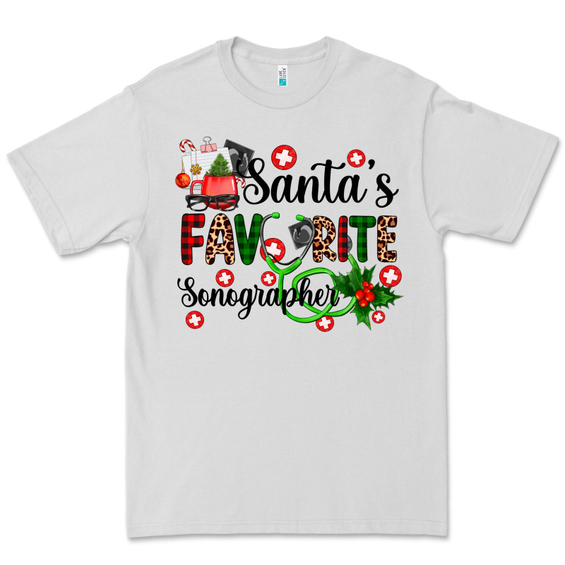 Santa's Favorite Sonographer Premium Tee by AdoDesignShop | Teevron