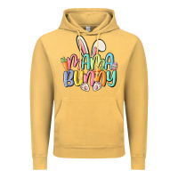Vintage Mustard mama bunny Vintage Hoodie - MaliasSmallBusiness
