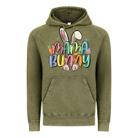 Vintage Olive mama bunny Vintage Hoodie - MaliasSmallBusiness