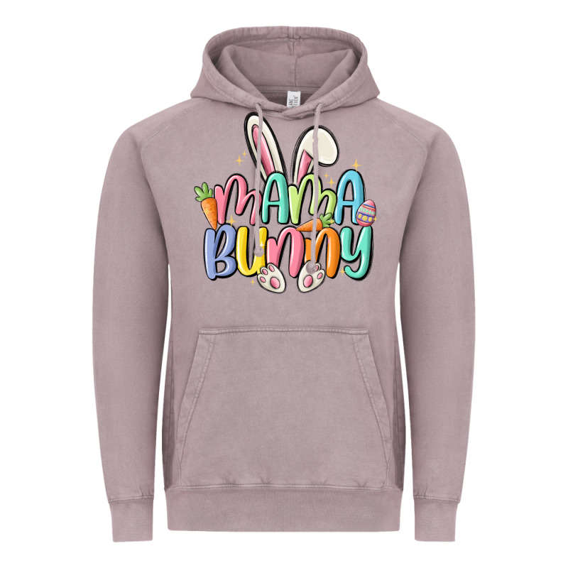 Mama Bunny Vintage Hoodie by MaliasSmallBusiness | Teevron