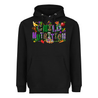 Black child nutrition mardi gras cowgirl Heavyweight Hoodie - CowGirlArtShop