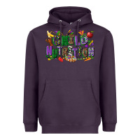Plum child nutrition mardi gras cowgirl Heavyweight Hoodie - CowGirlArtShop