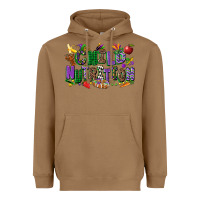 Toasted Coconut child nutrition mardi gras cowgirl Heavyweight Hoodie - CowGirlArtShop