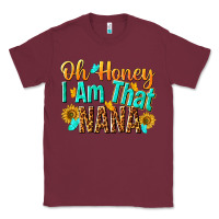 Burgundy oh honey i am that nana Classic Tee - NancyCooperArtShop