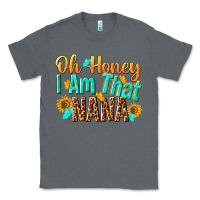 Charcoal Heather oh honey i am that nana Classic Tee - NancyCooperArtShop