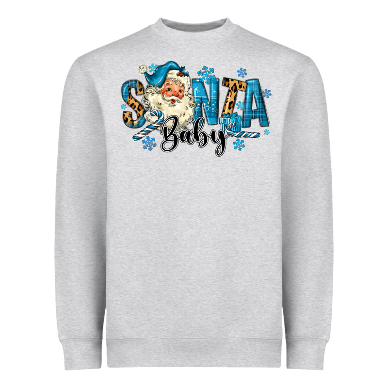 Santa Baby Christmas Heavyweight Sweatshirt by MaliasSmallBusiness | Teevron
